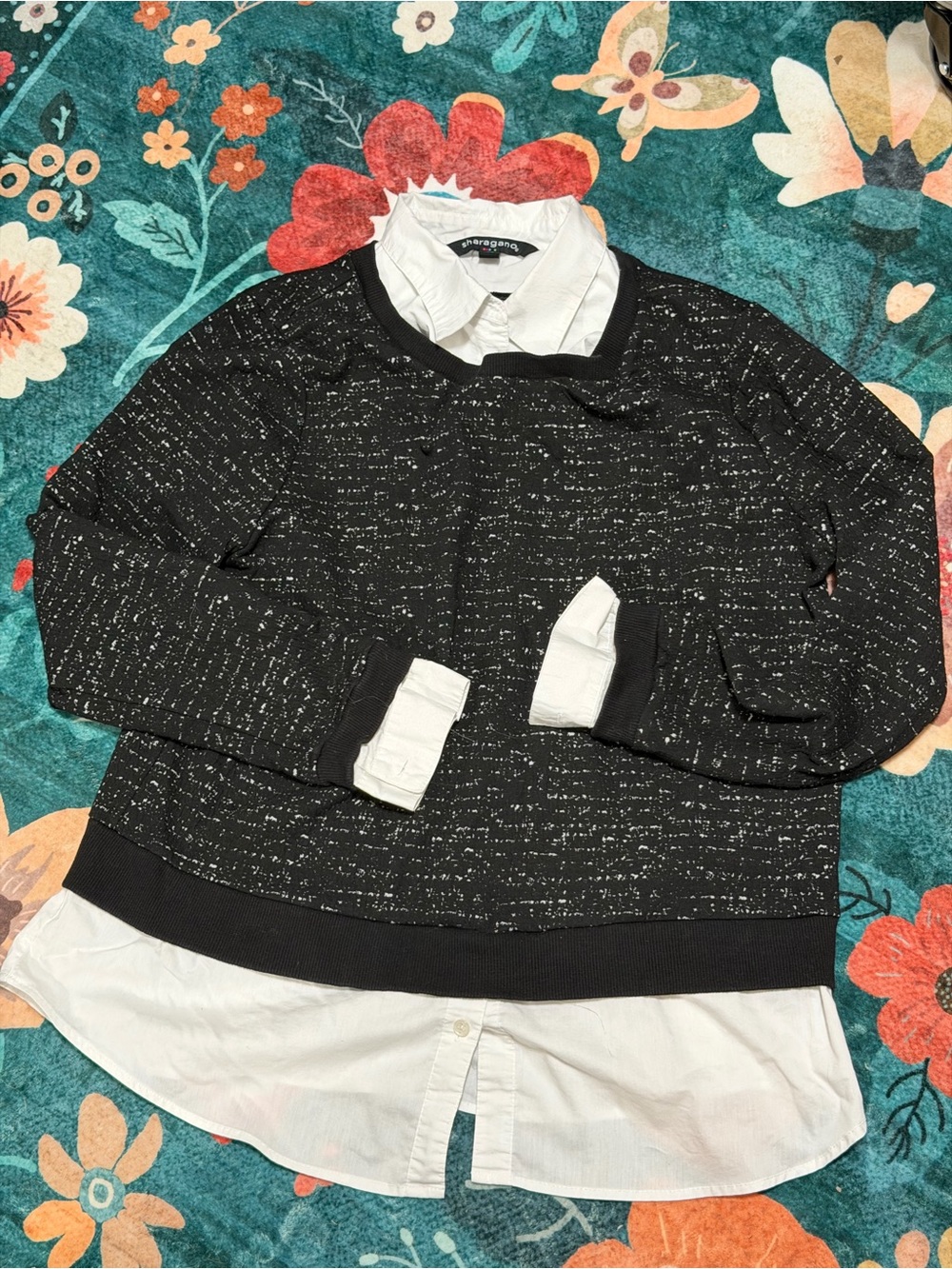 🎬 Faux Layered Sweater - XL